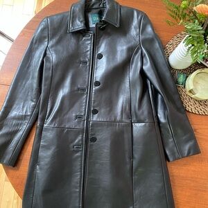 Danier Dark Leather Jacket